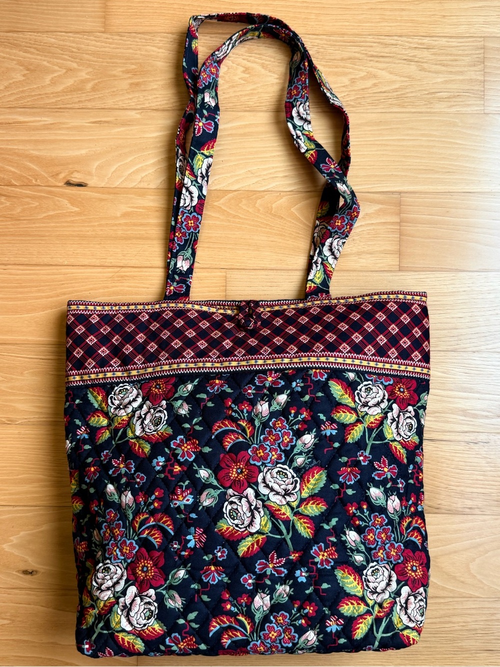 Vera Bradley Anastasia Y2K floral tote